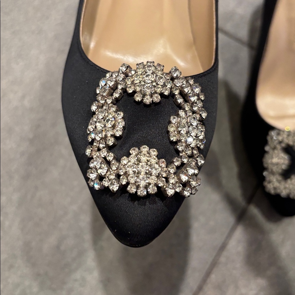 Manolo Blahnik Black Heels - Picture 10 of 12